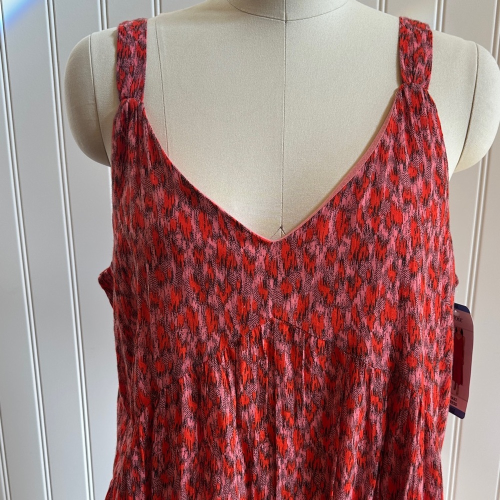 Joie Red Patterned Maxi Dress - Picture 3 of 5